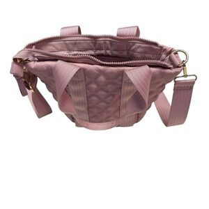 Cynthia Rowley Quilted Pink Handbag Shoulder Bag.